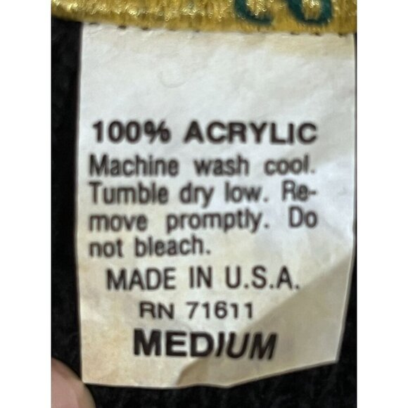 Dana Scott Sweater M Red Patchwork Floral Old Money Classic Resort Preppy 80s - Picture 8 of 10